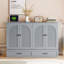 Élégant lit gris avec tiroirs spacieux et fonction - Élégante chambre à coucher offrant de nombreuses options de mise à niveau. Maximise la surface de la pièce. Permet de ranger différents articles. Design chic. Option de charge. Simple-725553939-725553936