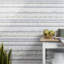 Microsaic Lines Storm Polished Marble Mosaic Tile-748157657