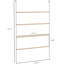 Poulailler pour poulailler Jungle Gym pour poulailler, espace de 55 po x 33,75 po, quatre hauteurs différentes, acier galvanisé et bois naturel, barre d'une capacité de 22 lb, perchoirs séparés, argent convenant à la plupart des cages