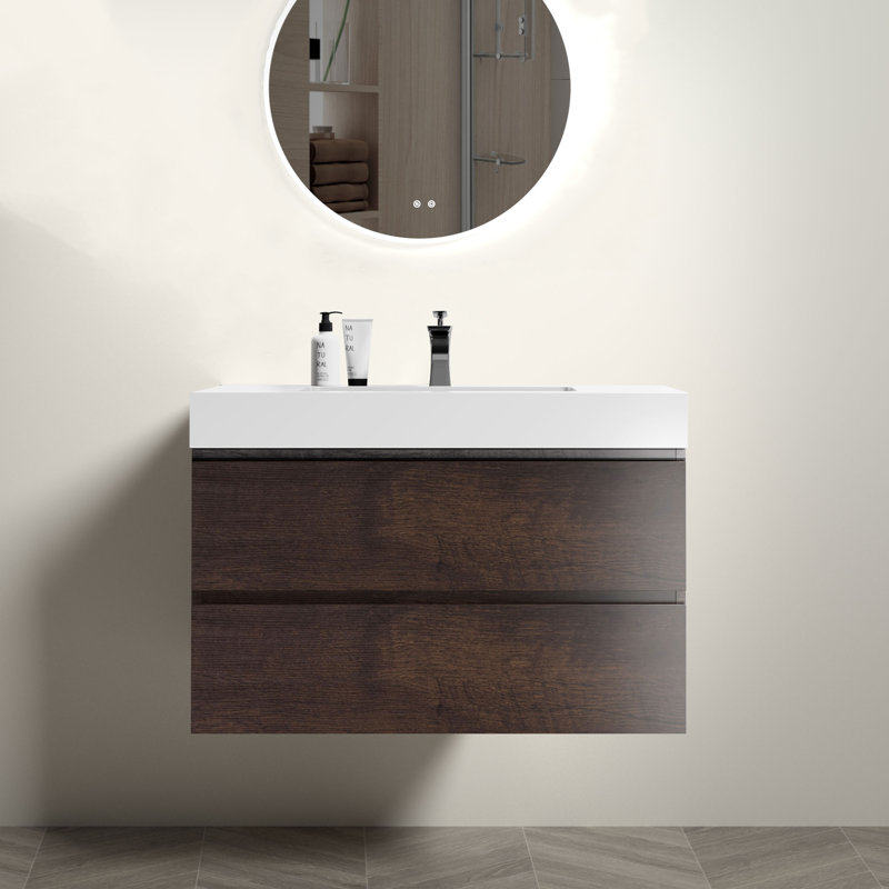 Meuble-lavabo de salle de bain Mid-Century