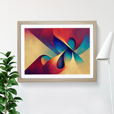 Serene Modern Abstract Art - Framed Print
