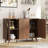 Oliver 46.65" Sideboard Buffet Cabinet with 3 Doors and Sturdy Wooden Legs for Living Room, Dining Room, Kitchen, Hallway-1360799701