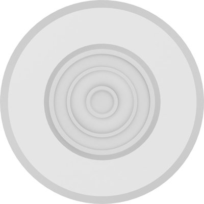 Standard Grayson Bullseye Rosette with Beveled Edge