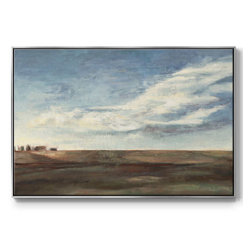 «Coming Storm», reproduction d'art sur papier encadré, H 41 po x l 27 po x P 2 po, Argent