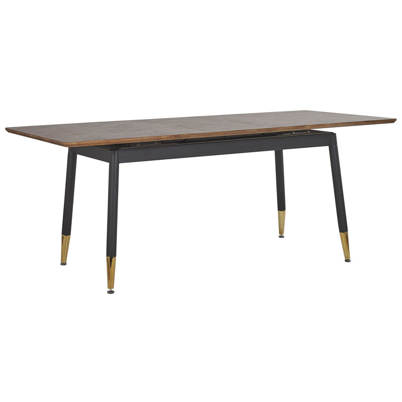 Changir Extendable Metal Base Dining Table