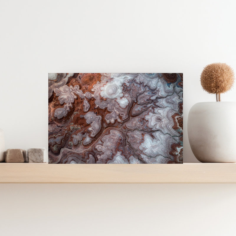 Art mural abstrait contemporain Macua - Colours of Utah, H 12 po x l 18 po