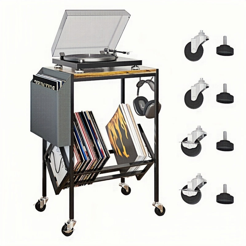 Table tourne-disque pour tourne-disque avec disque vinyle