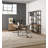 Industrial Bookcase with Mango Wood Shelves