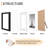 5X7 Picture Frame Set Of 10, Display Pictures 4X6 With Mat Or 5X7 Without, Multi Photo Frames Collage For Wall Or Tabletop Display, Black