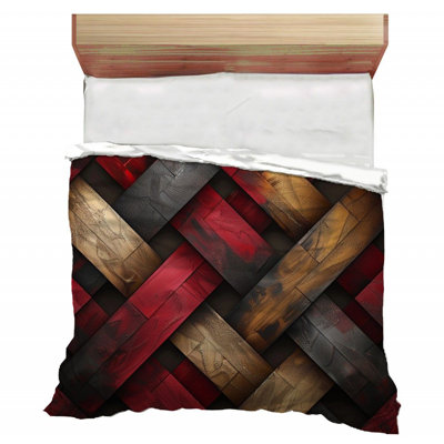 Édredon tissé à texture tissée contrastée Bold_12179