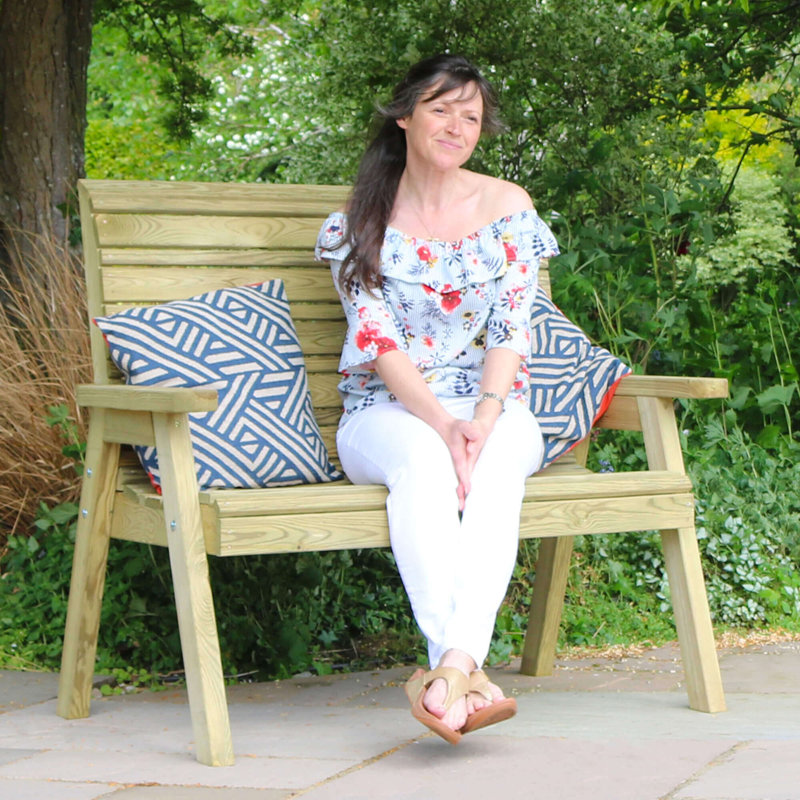 Waseca Solid Wood Outdoor Bench