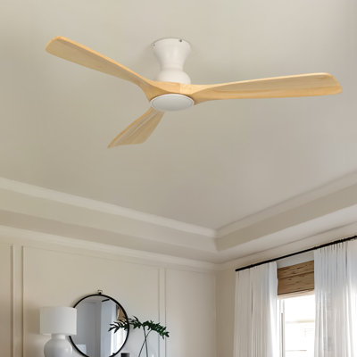 Karlena 52'' Ceiling Fan with Light Kit and Remote Control