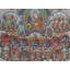 Arbre de refuge Gur Shakti peint à la main Thangka - grand art mural de la lignée bouddhiste tibétaine 37 "avec des reflets dorés 24 carats pour la méditation et la décoration
