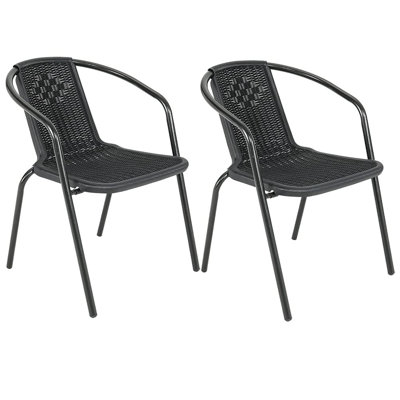 Billingsly Stacking Patio Dining Armchair with Cushion