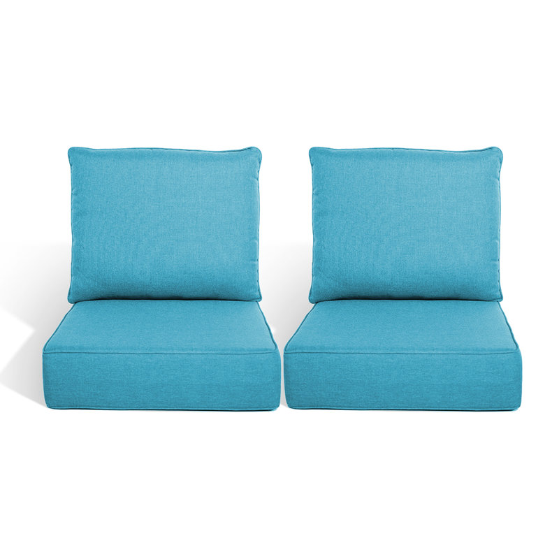 Outdoor Cushion Set, 6 Inch Deep Seat Patio Furniture Cushions with Removable Cover,Replacement Patio Cushion Set for Chair,Sofa,Loveseat