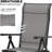 Lounge Chair Folding High Back Lawn Chairs With Retractable Footrest For Outdoor Patio