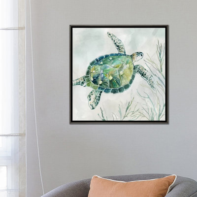 " Seaglass Turtle I " by Carol Robinson