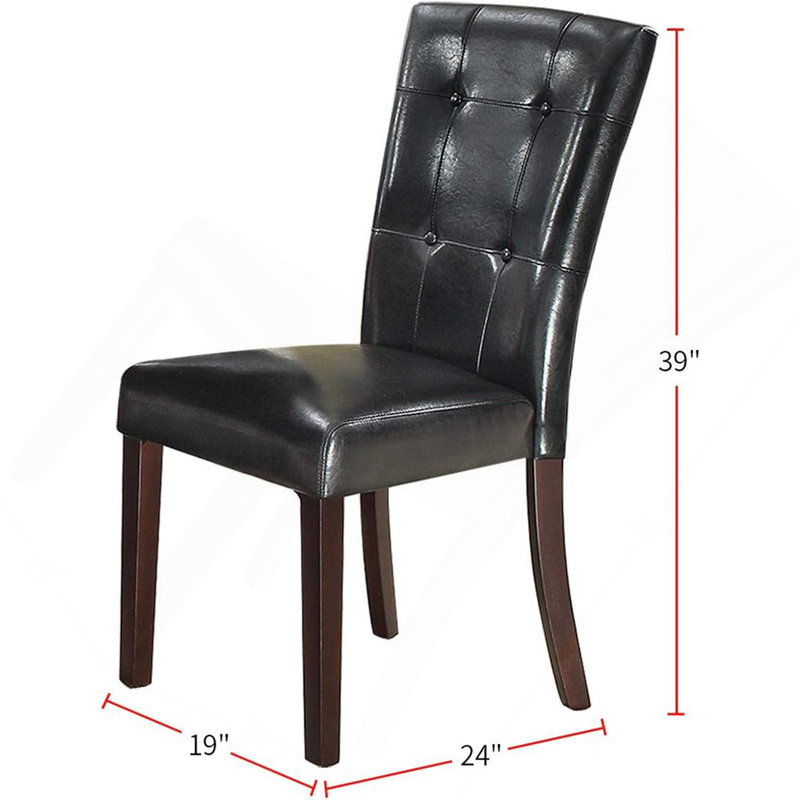 Ensemble de 2 chaises d'appoint Modern Parson