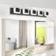 Luminaire de salle de bain noir à 5 lumières avec luminaires de salle de bain noir à DEL-1183094090-1183094100