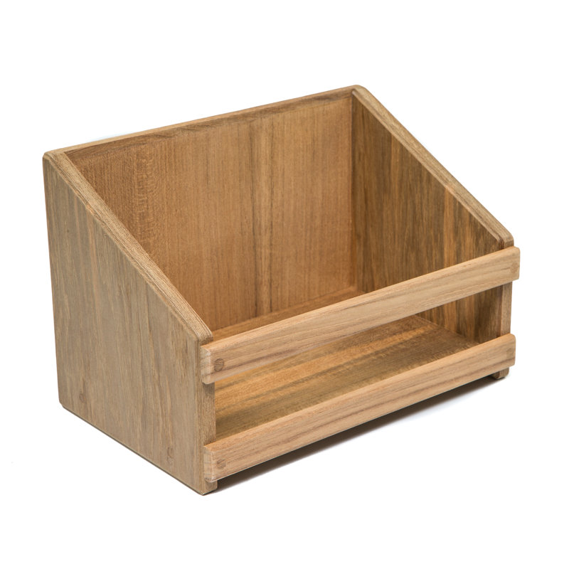 Support de rangement d'urgence en teck