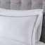 Édredon double / grand avec housse de couette en coton 500tc et fermeture à glissière, attaches de coin
