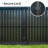 Rectangular Metal Outdoor Dining Table , 29.5'' in. W 35.5'' in. D