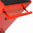 4 Drawers Multifunctional Red Tool Cart With Wheels