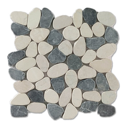 Carreau de mosaïque pour mur et plancher en pierre naturelle Hawaii 12 "x 12"