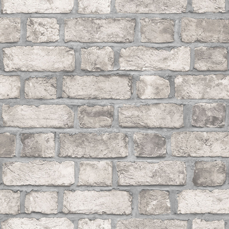 Peavine 10m x 52.8cm Matte Wallpaper Roll, Grey/Beige