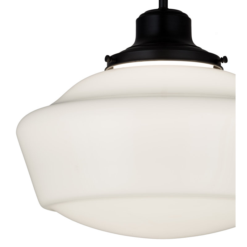 Luminaire suspendu 1 lumières scolaire single Moton