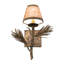 Applique murale droite 12 po