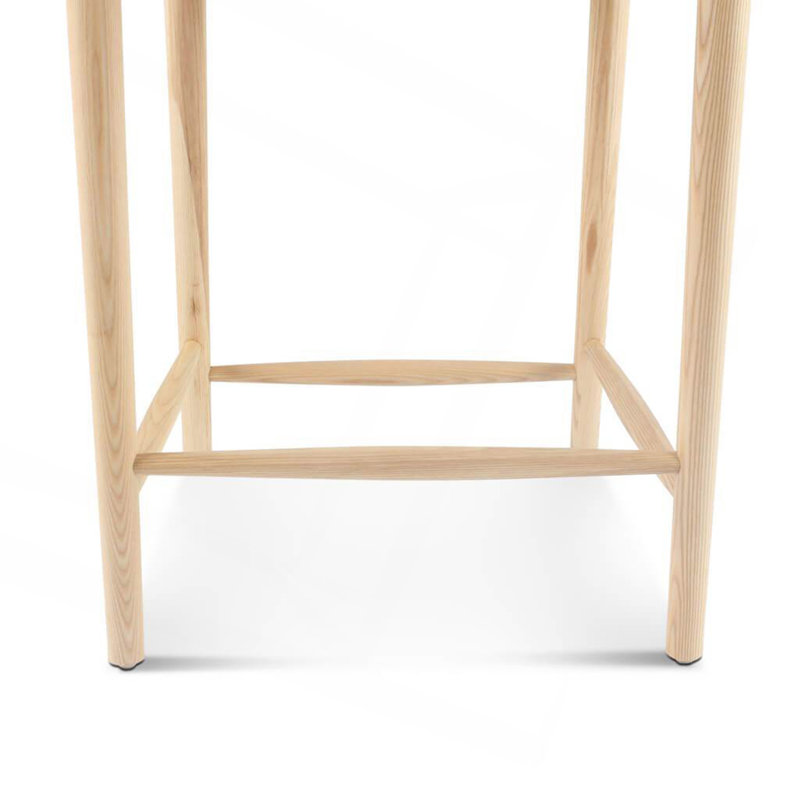 Tabouret de comptoir Wishbone, Bois de frêne naturel