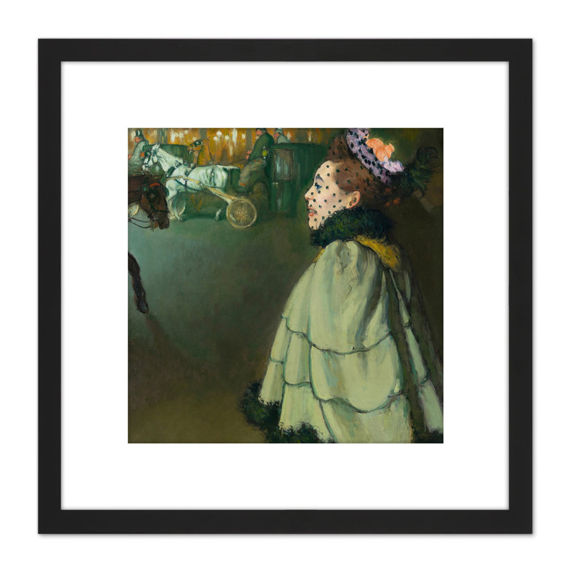 Anquetin Woman Champs-elysees Night by Louis Anquetin - Single Picture Frame Painting