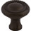 Swirl Cut 1 1/4" Diameter Round Knob