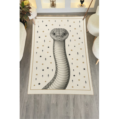 Tapis gris tissé Mosso