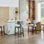 Ensemble de 2 tabourets de bar à hauteur de comptoir Mid Century Modern-743566989