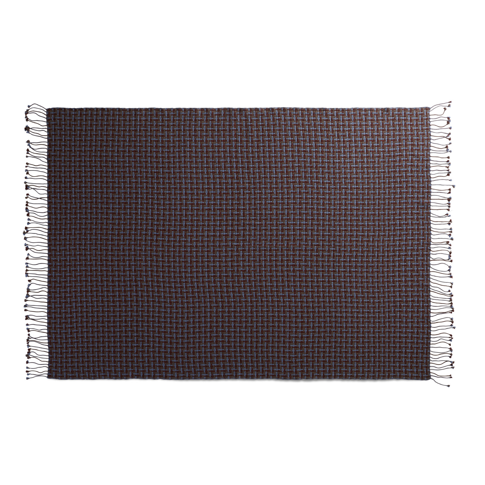 Chaperone Hand Woven Throw Blanket, Purple