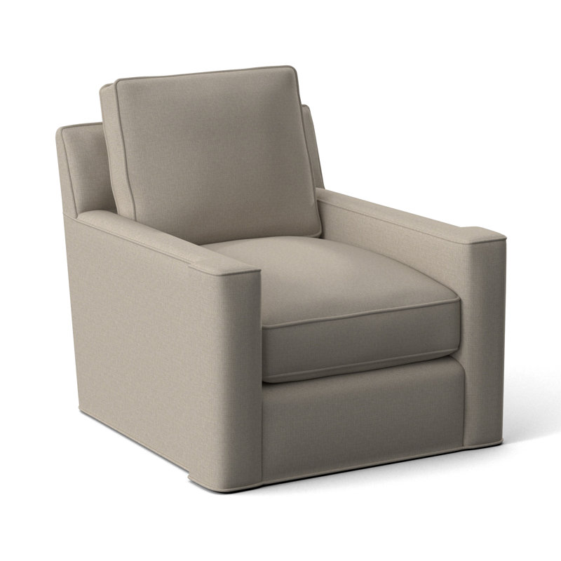 Essentials Swivel Armchair, Pearl Polyester 71608L17
