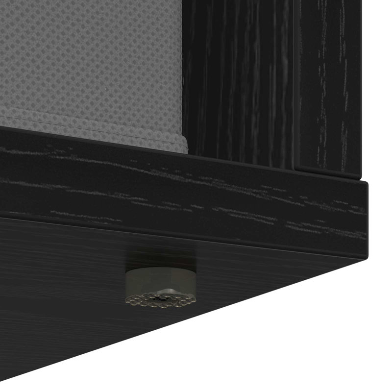 88.5cm Sideboard, Black Oak