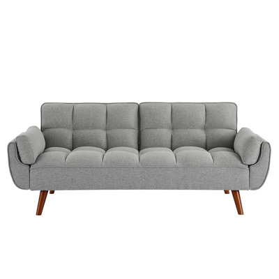 Jalena 75" Flared Arm Convertible Sleeper Sofa
