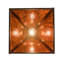 Luminaire suspendu géométrique 1 lumières simple Yeates-30775159