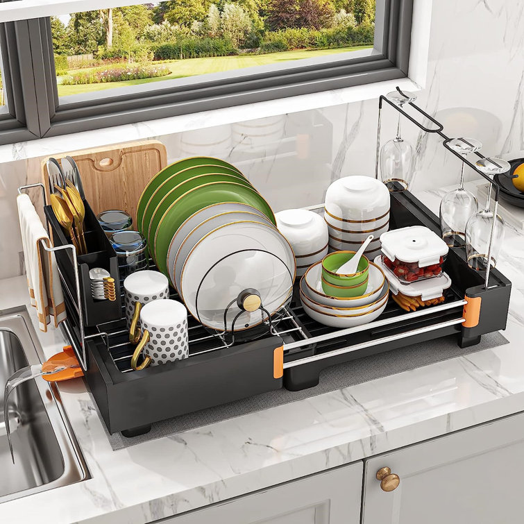 CozyBlock Foldable Steel Dish Rack eModern Decor