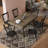 6-Person Solid Wood Trestle Dining Table-1177672314
