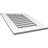 Half Peaked Right Surface Mount Signature Urethane Functional Gable Vent 6/12 Pitch, Primed Tan