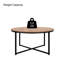 Table basse, table basse ronde, table de salon, table basse moderne, table basse en bois-119771877
