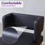 Tabouret de comptoir rembourré avec structure en métal (ensemble de 2)-1409089645-1409089635