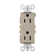 Radiant 15-Amp Standard Tamper Resistant Decorator Outlet