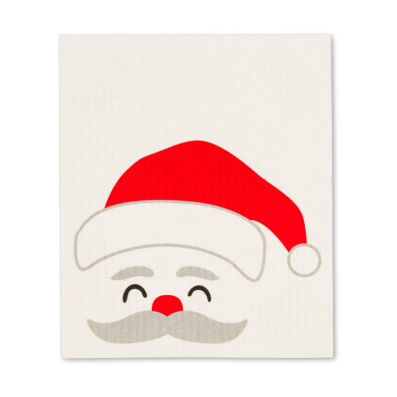 Torchon Peeking Santa