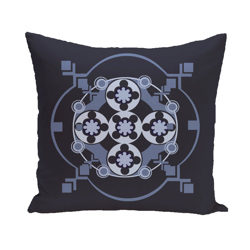 Housse de coussin d'extérieur carré Bandana-Rama, Ensorcelant, H 18 po x l 18 po