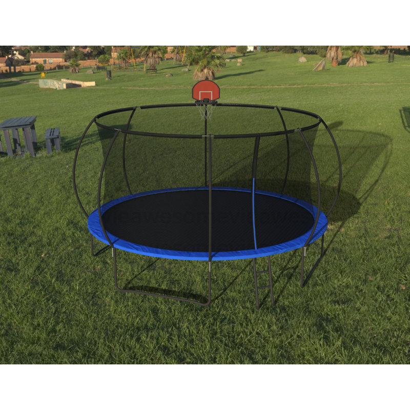 Trampoline citrouille 14 pi